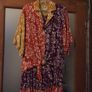 Jacque &KoKo separate 100% Rayon Broom effect Cute